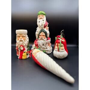 Santa Décor Lot - 4 Pieces